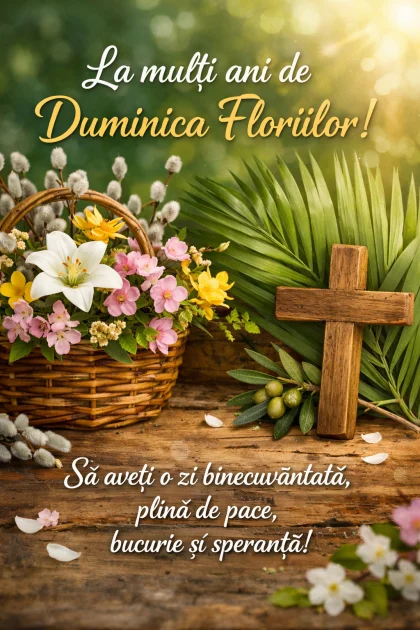 Mesaje de Florii 2026: urări și felicitări pentru Floriile ortodoxe (5 aprilie)