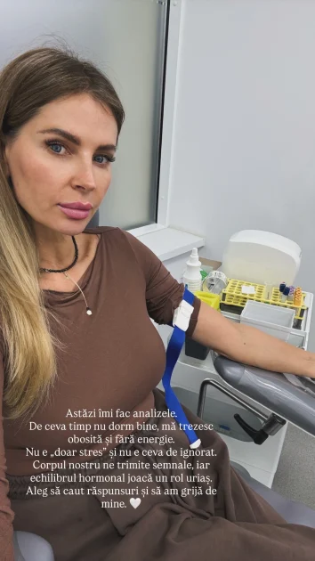 Andreea Bănică, la medic după o perioadă în care nu s-a simțit bine: „extrem de slăbită”