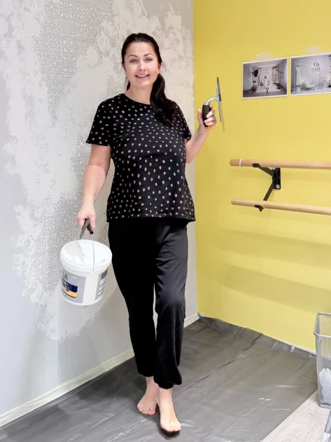 Gabriela Cristea, surprinsă la renovări acasă: mistrie, șpaclu și scară într-un clip postat la final de ianuarie 2026