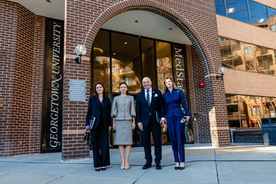 Cum a arătat a doua ținută purtată de Mirabela Grădinaru la Casa Albă, la summitul organizat de Melania Trump