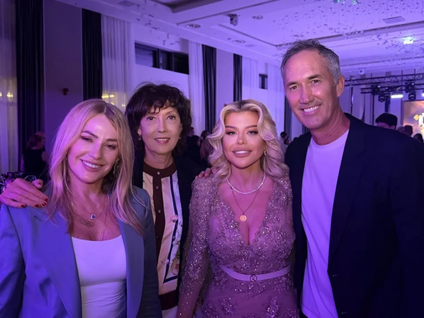 Loredana Groza, fotografii din culisele galei de retragere a Simonei Halep: Halep, Hagi, Năstase și Nadia, în același cadru