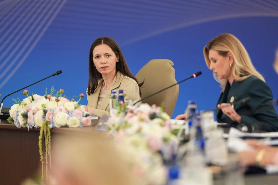 Mirabela Grădinaru, alături de Nicușor Dan la Summitul NATO de la Ankara: costumul bej care i-a definit apariția
