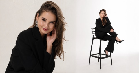 Irina Columbeanu, în imagini noi dintr-o ședință foto: asemănarea cu Monica Gabor, din nou în prim-plan