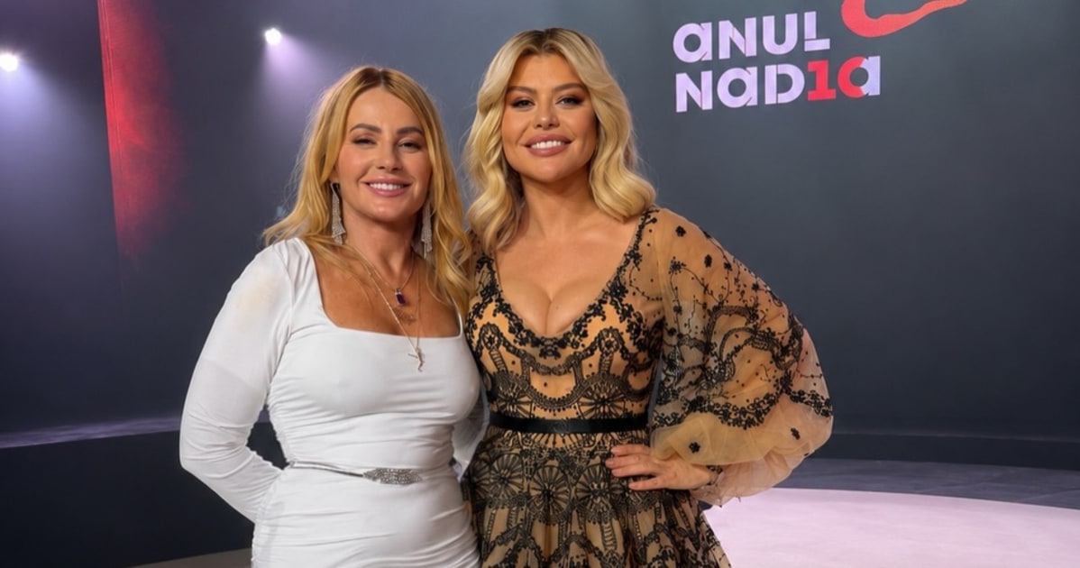Loredana Groza, în genunchi în fața Nadiei Comăneci la gala de la Palatul Parlamentului: „Nadia, mă înclin!”
