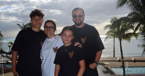 Andra și Cătălin Măruță, primele imagini din vacanța în Mauritius: resortul de lux ales pentru Eva și David