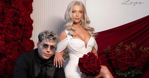 Lino Golden și Diana s-au căsătorit civil: primele imagini de la cununia discretă