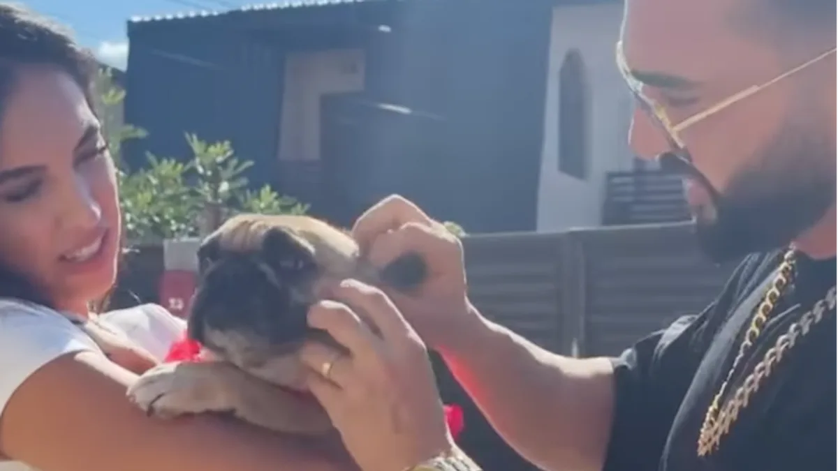 Dorian Popa și Andreea au adoptat o cățelușă de doi ani. El spune că Cheluțu le-a trimis un semn