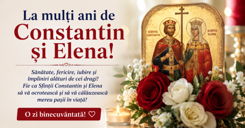 Mesaje scurte și frumoase de Constantin și Elena 2026: urări pentru SMS, WhatsApp, Facebook, familie și prieteni