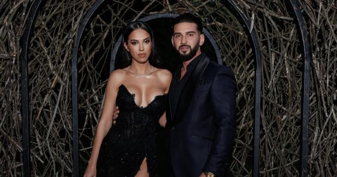 Dorian Popa, imagini din Mamaia Nord cu Andreea: rochia neagră, transparentă, peste costumul de baie