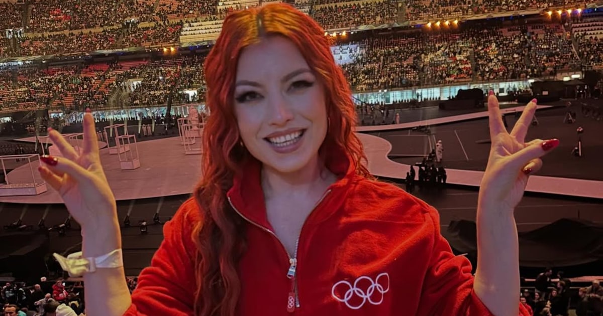 Elena Gheorghe, la deschiderea JO Milano-Cortina 2026: a ascultat-o live pe Mariah Carey, „idolul copilăriei mele”