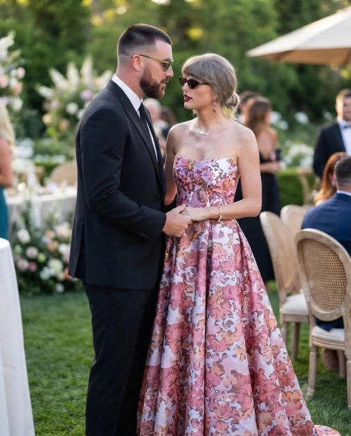 „Gunoaiele” de la nunta lui Taylor Swift și Travis Kelce, vândute online: 25 de dolari pentru mucuri și capace