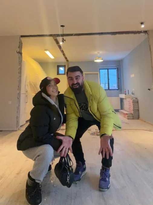 De la Power Couple direct pe șantier, Adda și Cătălin Rizea: „Muncind la încă un vis”